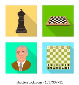 Vector design of checkmate and thin logo. Collection of checkmate and target stock symbol for web.