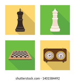 Vector design of checkmate and thin logo. Collection of checkmate and target stock symbol for web.