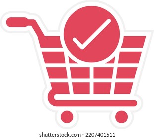 Vector Design Checkout Icon Style