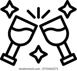 Vector Design Cheers Icon Style