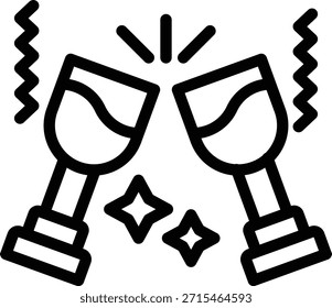 Vector Design Cheers Icon Style