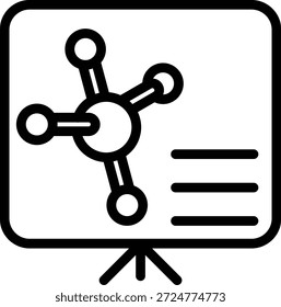 Vector Design Chemistry Lecture Icon Style