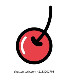 vector design, cherry fruit shape illustration