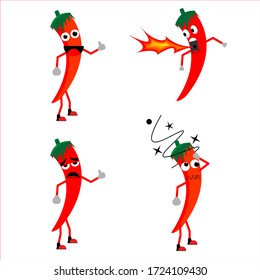 diseño vectorial - Conjunto de caracteres chichos