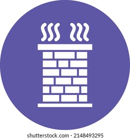 Vektordesign-Chimney-Icon-Stil