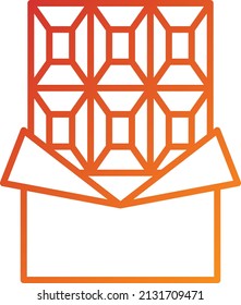 Vector Design Chocolate Bar Icon Style