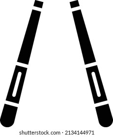 Estilo de iconos de palillos de diseño de vectores
