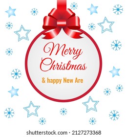 Vector design christmas card, celebration, Merry christmas
