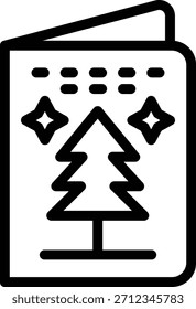 Vector Design Christmas Card Icon Style