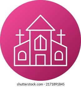 Vector Design Church Icon Style