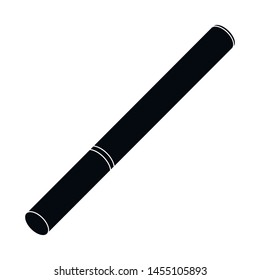 Vector design of cigarette and ash icon. Collection of cigarette and smoke stock symbol for web.