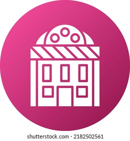 Diseño de vectores Estilo de iconos de cine