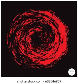 Vector design circle elements for template. Frame of circle for website or business template. Grunge circle background.