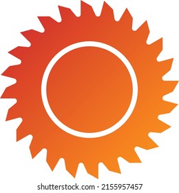 Vector Design Circular Saw Icon Style