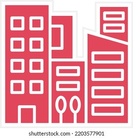Vector Design Cityscape Icon Style