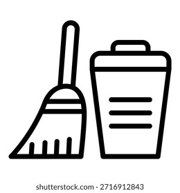 Estilo de icono de limpiador de diseño de Vector