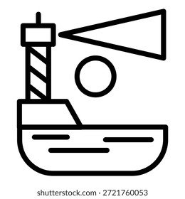 Estilo de ícone CleanHarbour de design de vetor