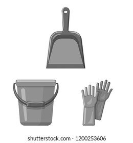 Vector design of cleaning and service sign. Collection of cleaning and household vector icon for stock.