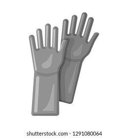 Vector design of cleaning and service sign. Collection of cleaning and household stock symbol for web.