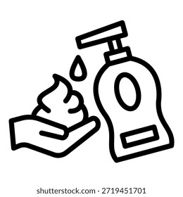 Diseño de Vector Espuma de Limpieza Estilo Icono