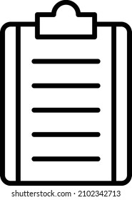 Vector Design Clipboard Icon Style