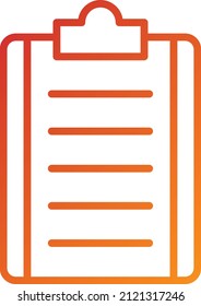 Vector Design Clipboard Icon Style