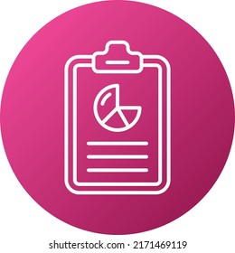 Estilo de icono del portapapeles de diseño de vectores