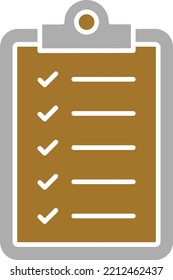 Vector Design Clipboard Icon Style