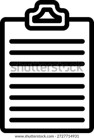 Vector Design Clipboard Icon Style