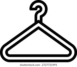 Estilo de ícone do cabide de design de vetor