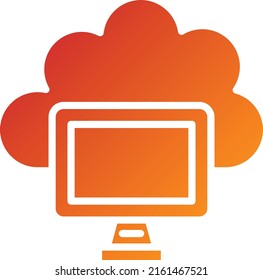 Vector Design Cloud computing Icon Style