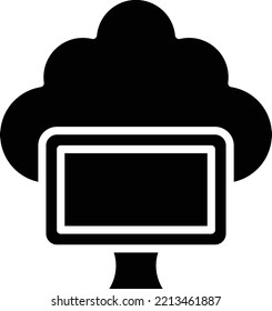 Vector Design Cloud Computing Icon Style