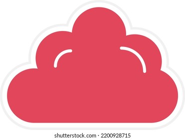 Vector Design Cloud Icon Style