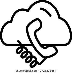 Vector Design Cloudcall Icon Style