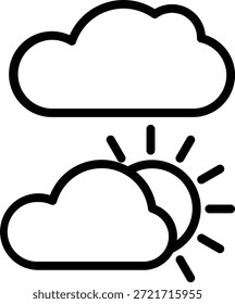 Vektordesign Wolkenstil