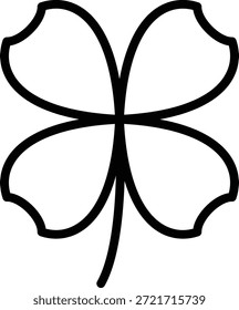 Symbolstil für Vektordesign Clover