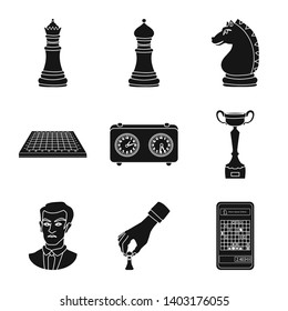 Vector design of club and target logo. Collection of club and game stock vector illustration.