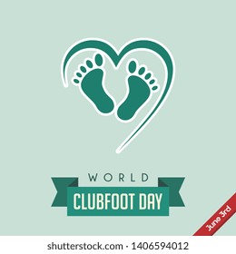 Vector Design for Clubfoot Day on June 3rd