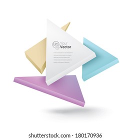 Vector design. Cmyk edition of an abstract 3d triangle cloud geometric info graphics composition of a background or wallpaper or web site or infographics list for brochure or for universal use