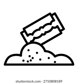 Vector Design Cocaine Icon Style