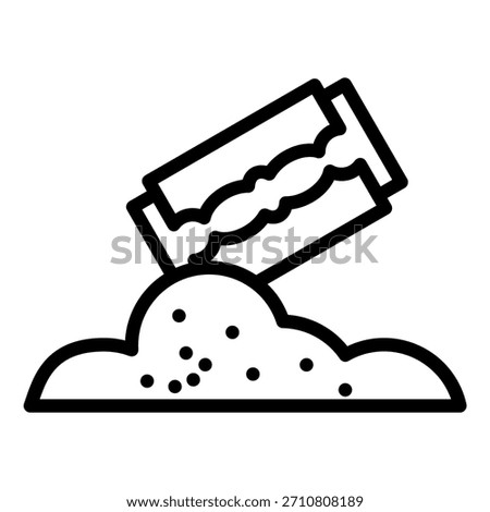 Vector Design Cocaine Icon Style