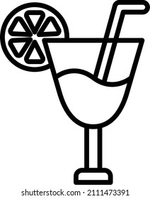 Vector Design Cocktail Icon Style