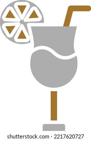 Vector Design Cocktail Icon Style