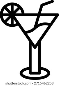 Vector Design Cocktail Icon Style