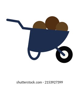 vector design, coconut carrier shape illustration