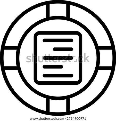 Vector Design Code Safeguard Icon Style