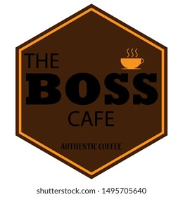 vector design of coffee cafe badge