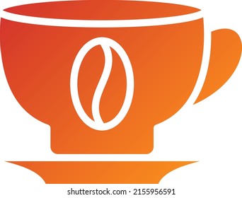 Estilo de icono de la copa de café de diseño de vectores