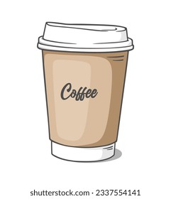 Vector design coffee cup illustration