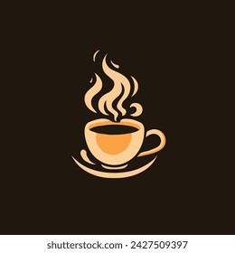 Vector design of Coffee Cup logo